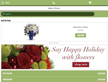 Tablet Screenshot of ankerflorist.com